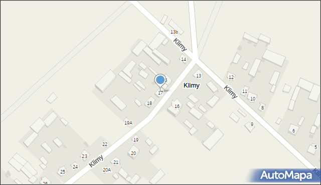 Klimy, Klimy, 17, mapa Klimy