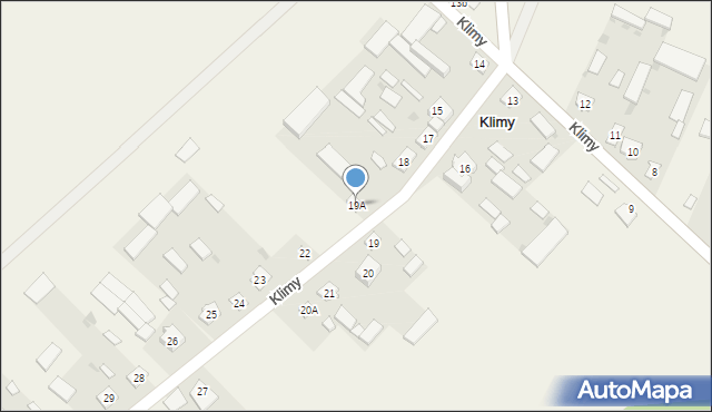 Klimy, Klimy, 19A, mapa Klimy