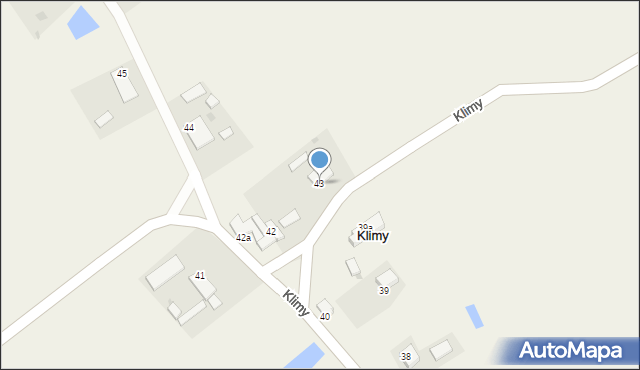 Klimy, Klimy, 43, mapa Klimy