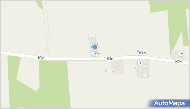 Klin, Klin, 12, mapa Klin