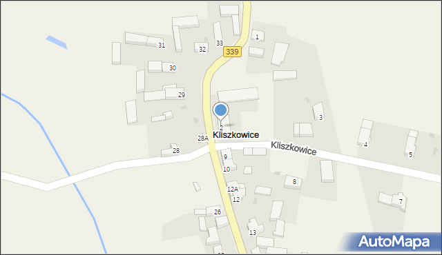 Kliszkowice, Kliszkowice, 2, mapa Kliszkowice