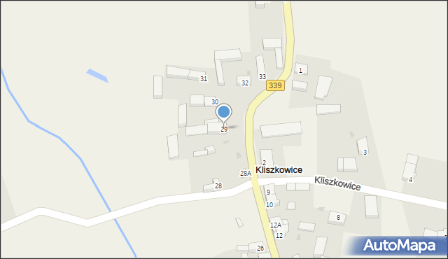 Kliszkowice, Kliszkowice, 29, mapa Kliszkowice