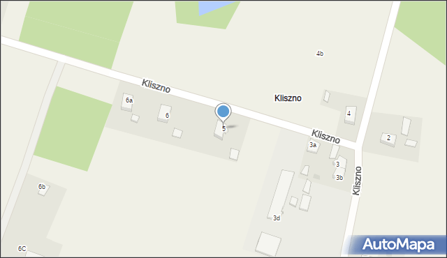 Kliszno, Kliszno, 5, mapa Kliszno