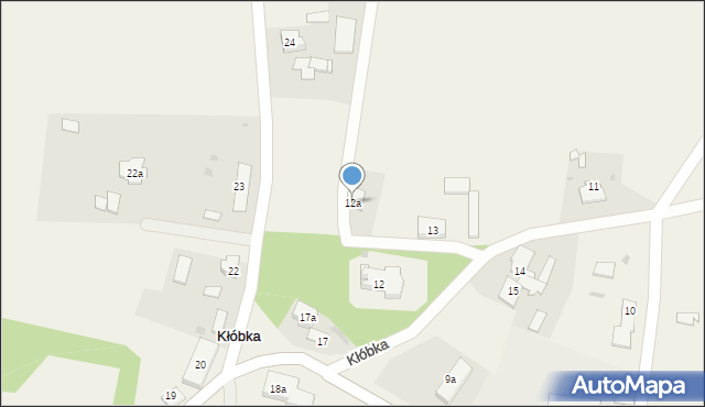 Kłóbka, Kłóbka, 12a, mapa Kłóbka