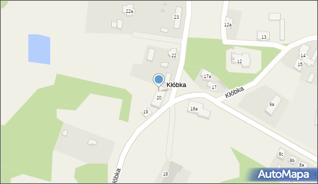 Kłóbka, Kłóbka, 21, mapa Kłóbka