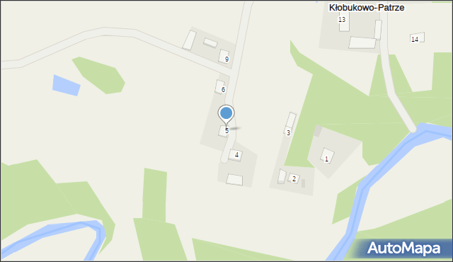 Kłobukowo-Patrze, Kłobukowo-Patrze, 5, mapa Kłobukowo-Patrze