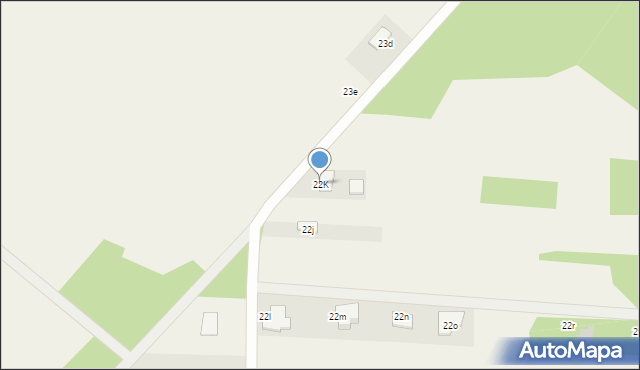 Kłocko, Kłocko, 22K, mapa Kłocko