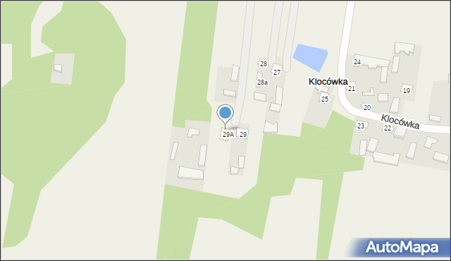 Klocówka, Klocówka, 30, mapa Klocówka