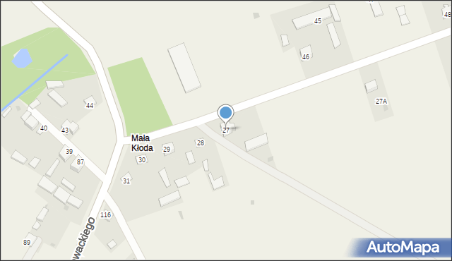 Kłoda, Kłoda, 27, mapa Kłoda