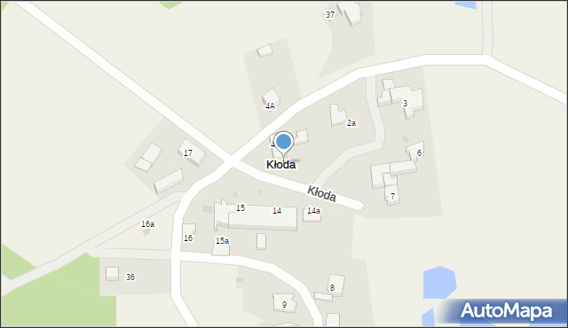 Kłoda, Kłoda, 5, mapa Kłoda