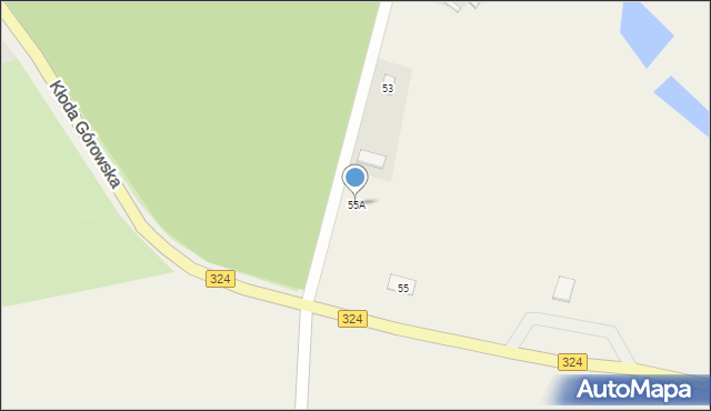 Kłoda Górowska, Kłoda Górowska, 55A, mapa Kłoda Górowska