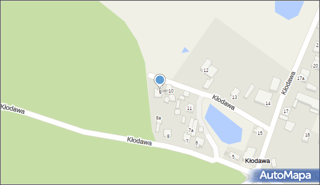 Kłodawa, Kłodawa, 9, mapa Kłodawa