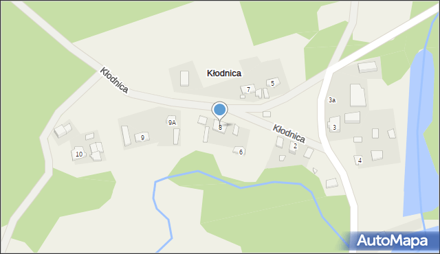 Kłodnica, Kłodnica, 8, mapa Kłodnica