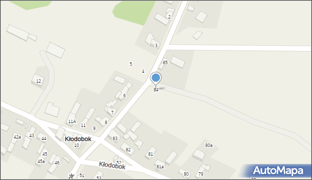 Kłodobok, Kłodobok, 84, mapa Kłodobok