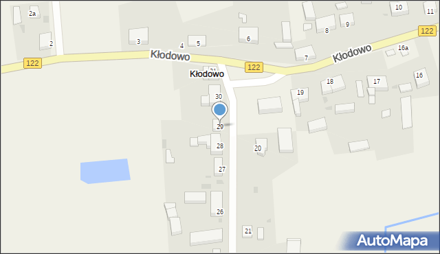 Kłodowo, Kłodowo, 29, mapa Kłodowo