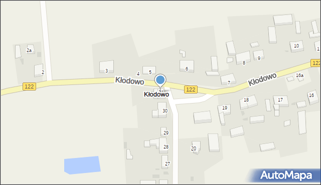 Kłodowo, Kłodowo, 31, mapa Kłodowo