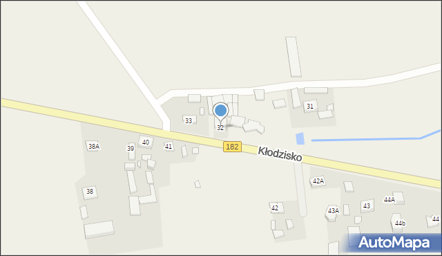 Kłodzisko, Kłodzisko, 32, mapa Kłodzisko