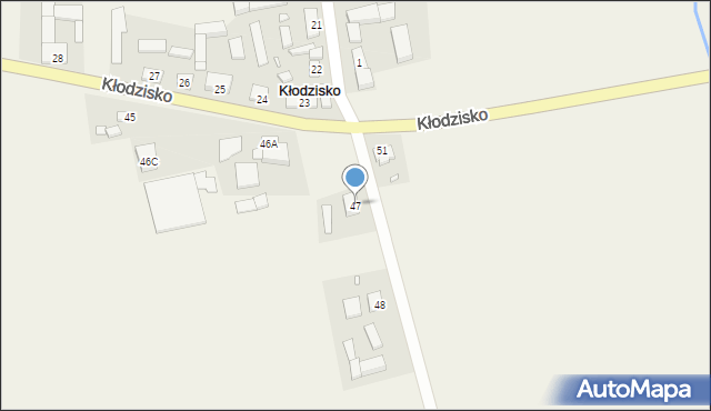 Kłodzisko, Kłodzisko, 47, mapa Kłodzisko