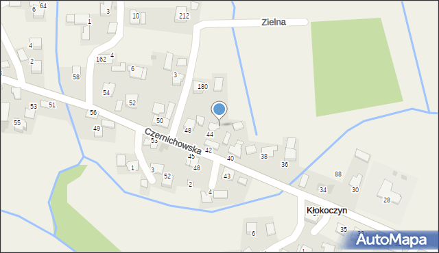 Kłokoczyn, Kłokoczyn, 80a, mapa Kłokoczyn