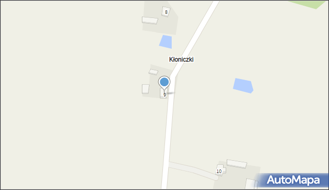 Kłoniczki, Kłoniczki, 9, mapa Kłoniczki