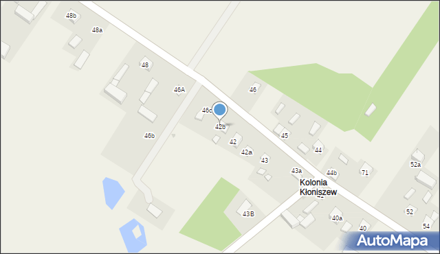 Kłoniszew, Kłoniszew, 42b, mapa Kłoniszew