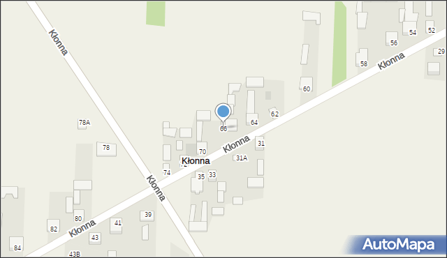 Kłonna, Kłonna, 66, mapa Kłonna