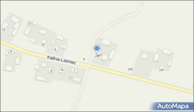 Klonów, Klonów, 108, mapa Klonów