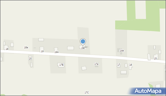 Klonowiec Stary, Klonowiec Stary, 19c, mapa Klonowiec Stary