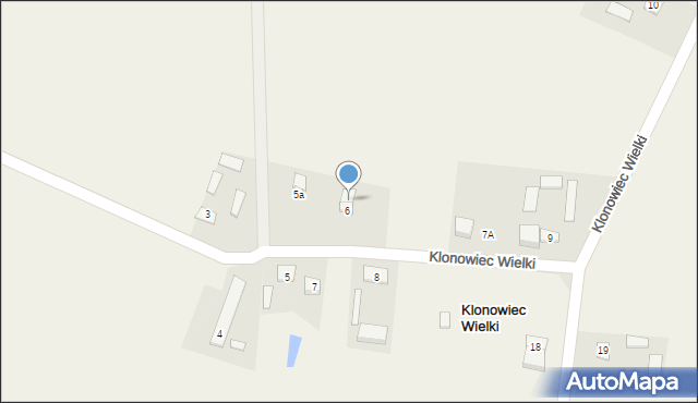 Klonowiec Wielki, Klonowiec Wielki, 7, mapa Klonowiec Wielki