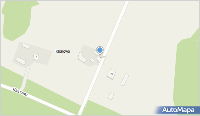 Klonowo, Klonowo, 2, mapa Klonowo