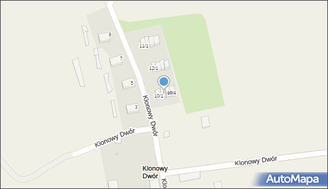 Klonowy Dwór, Klonowy Dwór, 10/2, mapa Klonowy Dwór