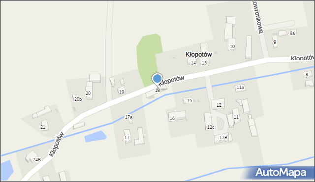 Kłopotów, Kłopotów, 18, mapa Kłopotów