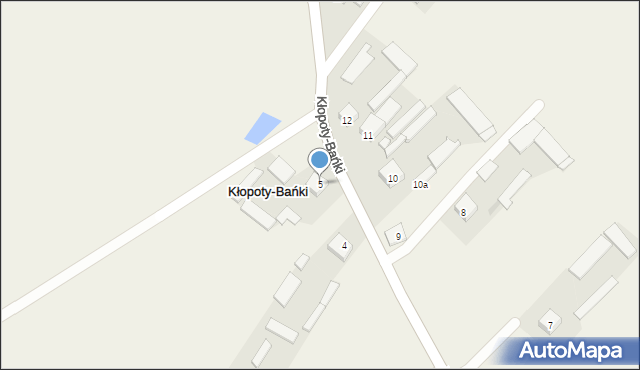 Kłopoty-Bańki, Kłopoty-Bańki, 5, mapa Kłopoty-Bańki