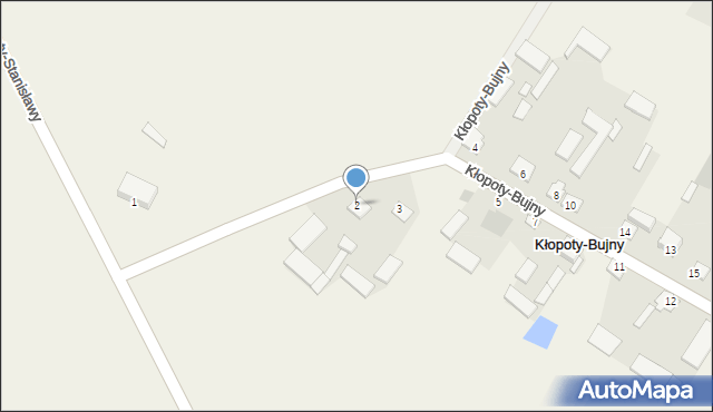 Kłopoty-Bujny, Kłopoty-Bujny, 2, mapa Kłopoty-Bujny