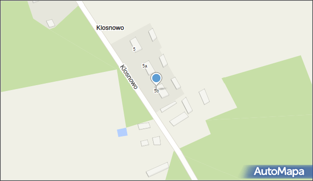 Klosnowo, Klosnowo, 5b, mapa Klosnowo