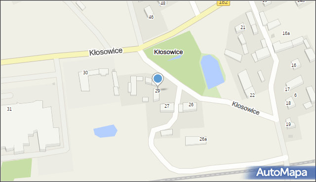 Kłosowice, Kłosowice, 29, mapa Kłosowice