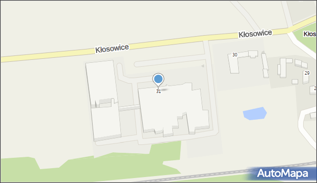 Kłosowice, Kłosowice, 31, mapa Kłosowice