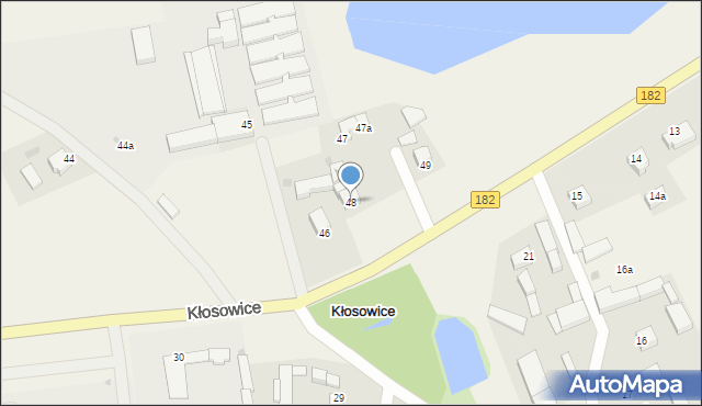 Kłosowice, Kłosowice, 48, mapa Kłosowice