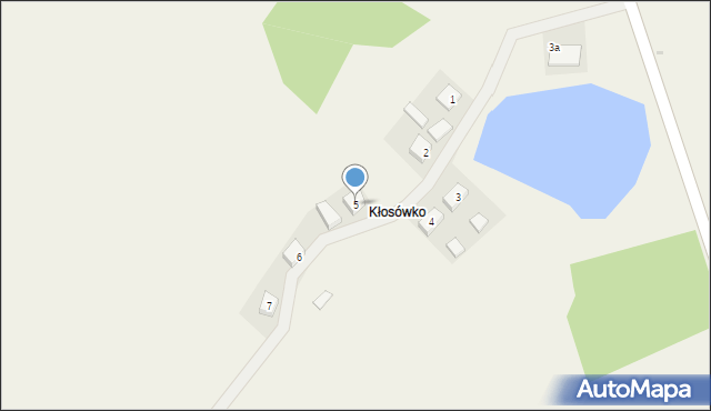 Kłosówko, Kłosówko, 5, mapa Kłosówko