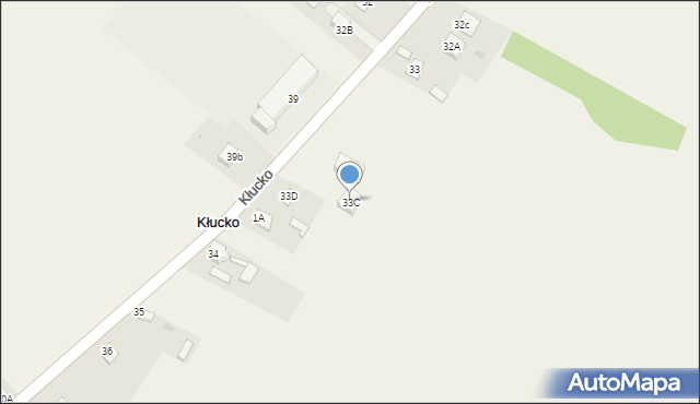 Kłucko-Kolonia, Kłucko-Kolonia, 33C, mapa Kłucko-Kolonia