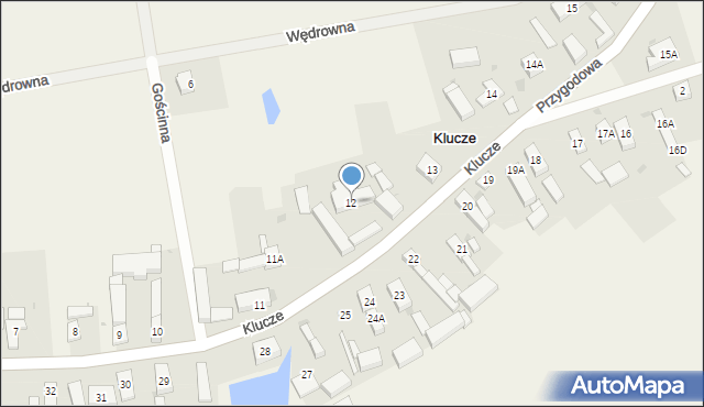 Klucze, Klucze, 12, mapa Klucze