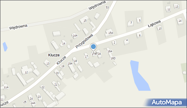 Klucze, Klucze, 17A, mapa Klucze