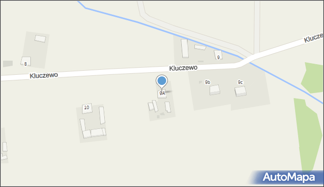 Kluczewo, Kluczewo, 9A, mapa Kluczewo