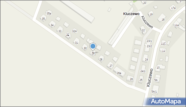 Kluczewo, Kluczewo, 29, mapa Kluczewo