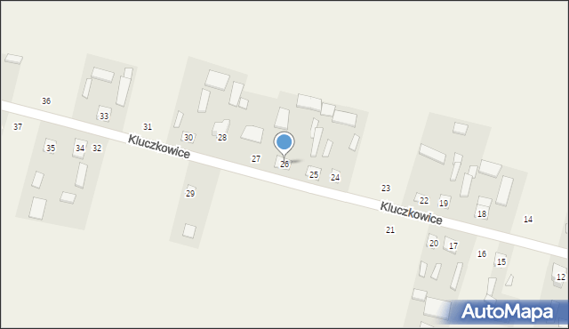 Kluczkowice, Kluczkowice, 26, mapa Kluczkowice