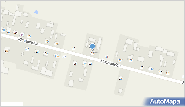 Kluczkowice, Kluczkowice, 33, mapa Kluczkowice