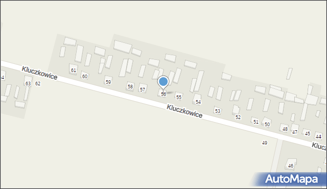 Kluczkowice, Kluczkowice, 56, mapa Kluczkowice