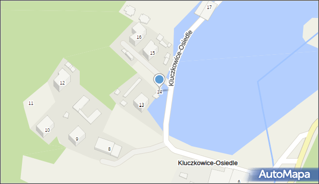 Kluczkowice-Osiedle, Kluczkowice-Osiedle, 14, mapa Kluczkowice-Osiedle