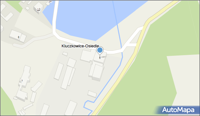 Kluczkowice-Osiedle, Kluczkowice-Osiedle, 6, mapa Kluczkowice-Osiedle