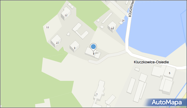 Kluczkowice-Osiedle, Kluczkowice-Osiedle, 8, mapa Kluczkowice-Osiedle